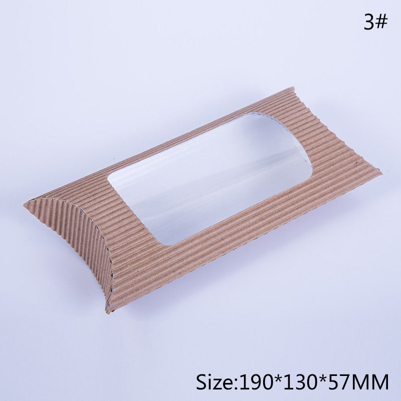 Microwavable Kraft Paper Toast Bread Packaging Bag With Window