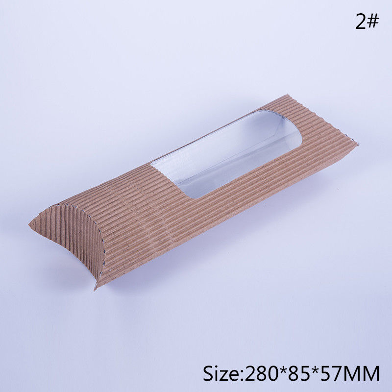 Microwavable Kraft Paper Toast Bread Packaging Bag With Window