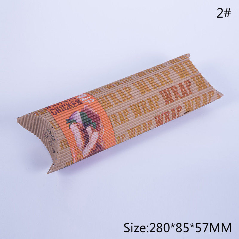 Microwavable Kraft Paper Toast Bread Packaging Bag With Window