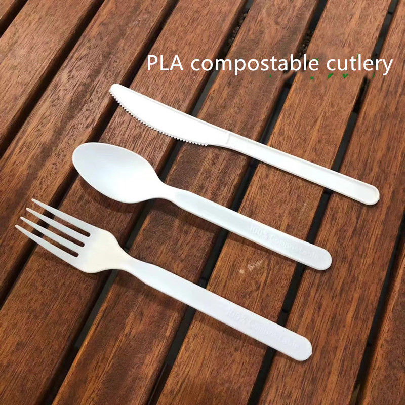 Biodegradable CPLA Knife Spoon And Fork For Lunch
