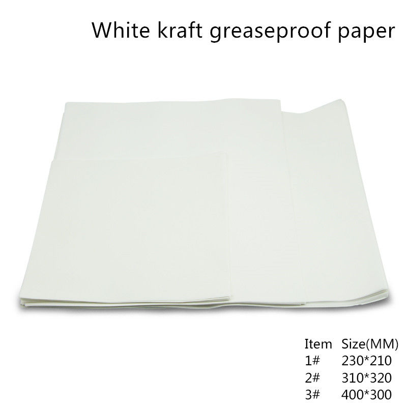 Disposable White Greaseproof Baking Paper Without Printing