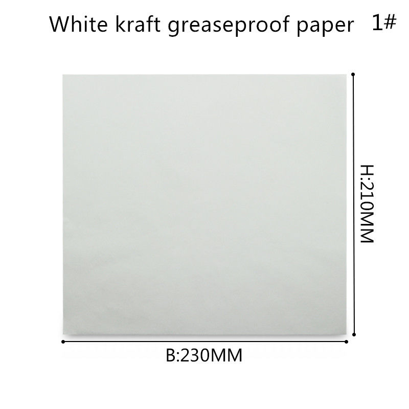 Disposable White Greaseproof Baking Paper Without Printing