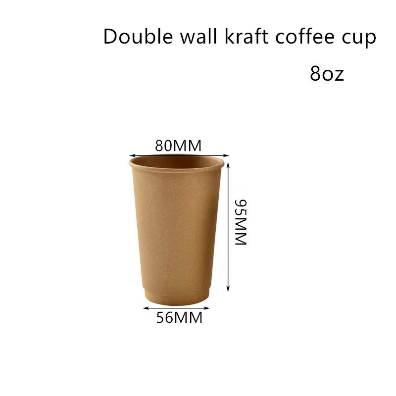 PE Coated 300gsm Kraft Paper Coffee Cups BPA Free