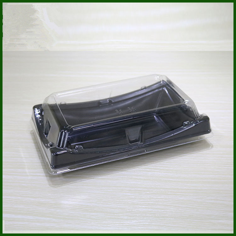 Sushi Tray Restaurant Disposable PP Cake Salad Fruit Plastic Food Packaging Container Box