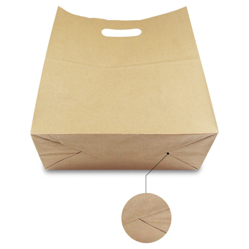 80gsm 100gsm 120gsm Kraft Paper Bag With Die Cut Handle