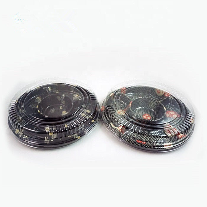 Disposable Paper Tray Biodegradable Containers Pulp Lid Food Packaging Sushi Tray
