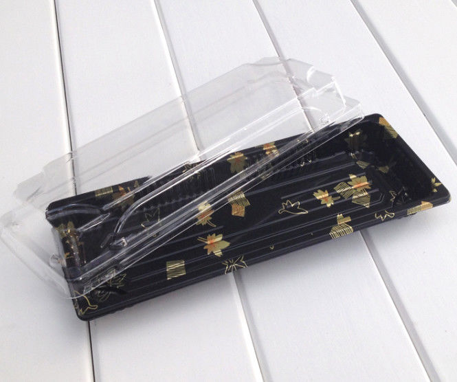 Stackable Disposable PS Plastic Sushi Container