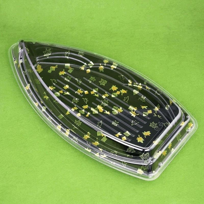 Recyclable Disposable Plastic Sushi Sashimi Platter