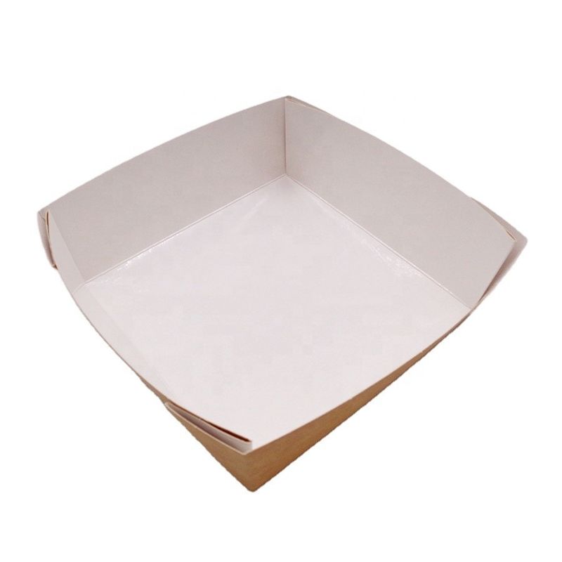 Kraft Takeaway Fast Food Packaging Box With Clear Window