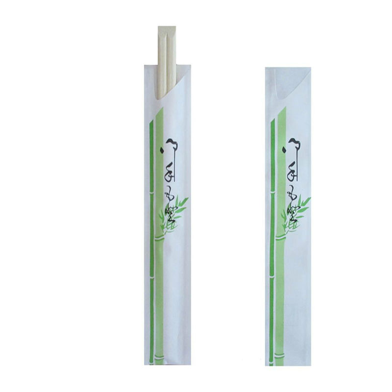 23cm Twins Disposable Bamboo Chopsticks Eco Friendly Material For Food Serving