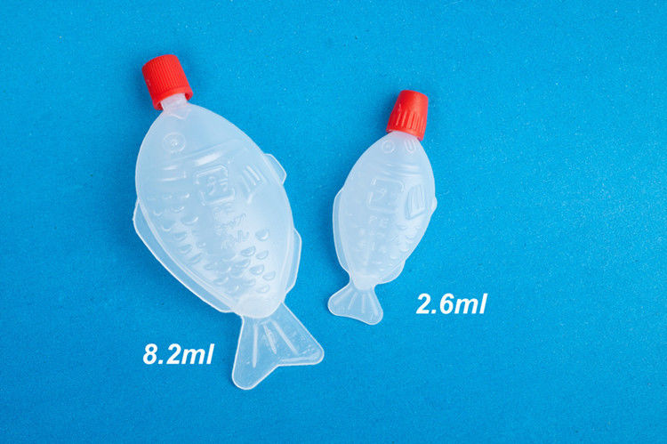 30ml Rectangle Fish Shaped Plastic Sushi Soy Sauce Container