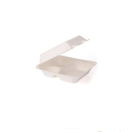 Sugarcane Bagasse Sushi Biodegradable Take Away Box Disposable For Restaurant