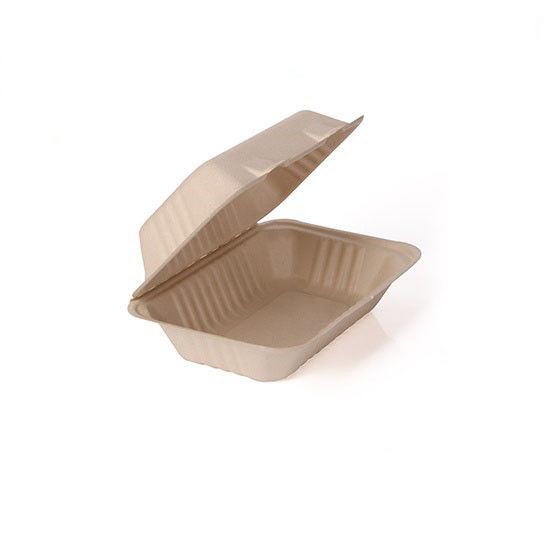 Sugarcane Bagasse Sushi Biodegradable Take Away Box Disposable For Restaurant