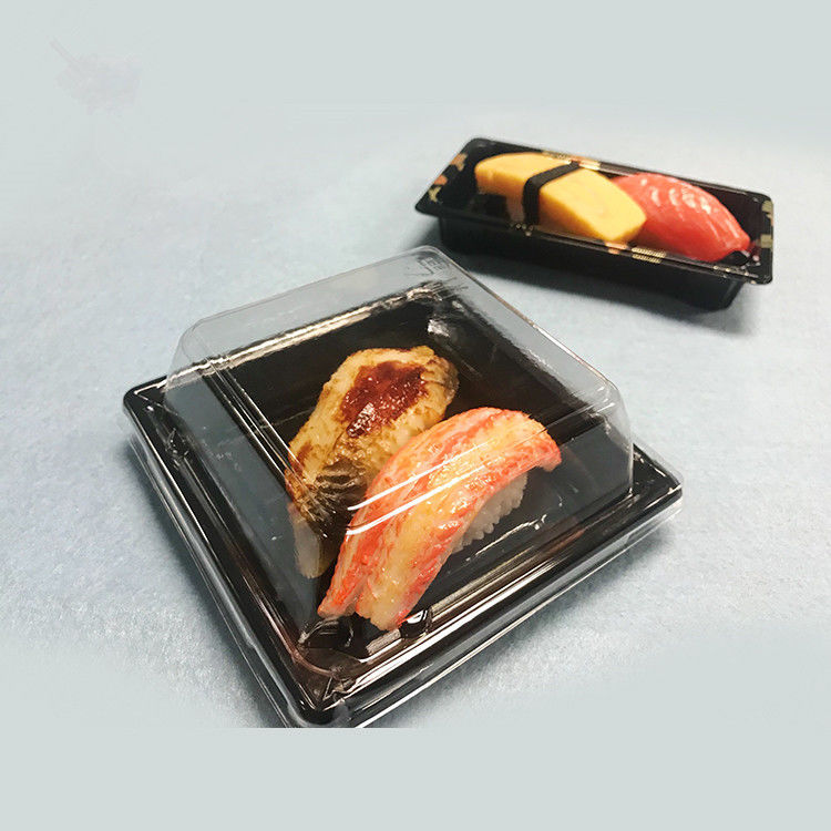 Stackable Disposable Square PS Plastic Sandwich Platters