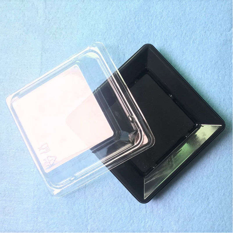 Stackable Disposable Square PS Plastic Sandwich Platters