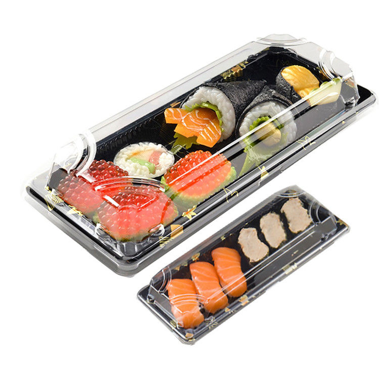 Sushi Packing Container Take Out Food Disposable Trays Carry Storage Rack