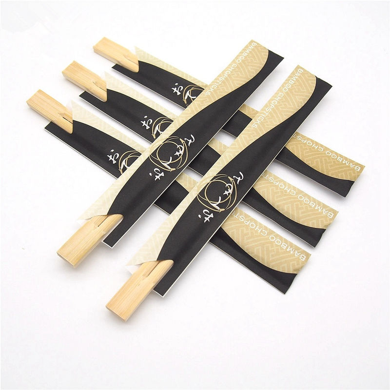 Thickness 4.5mm Twins Bamboo Chopsticks Disposable For Sushi