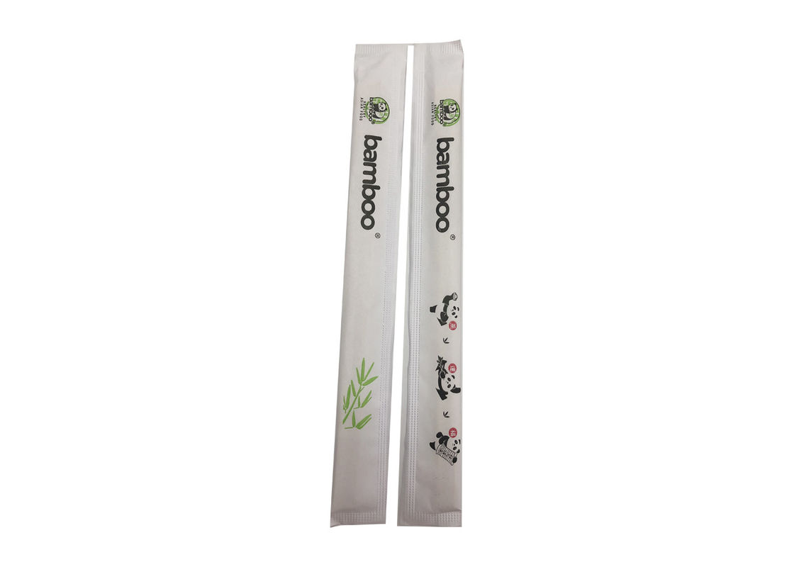 Length 21cm 23cm 24cm Bamboo Chopsticks Disposable With Paper Packing