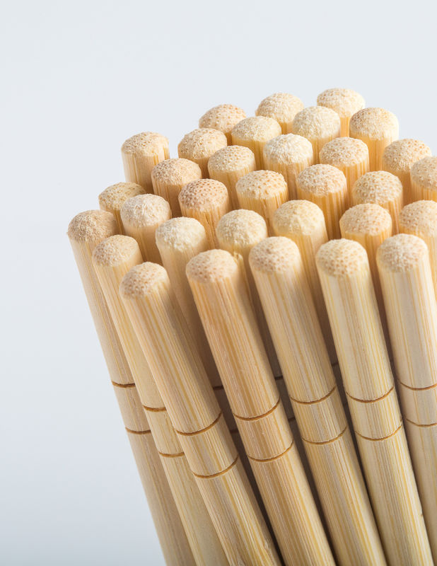 Length 21cm 23cm 24cm Bamboo Chopsticks Disposable With Paper Packing