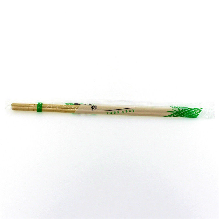 Sterile Round Bamboo Disposable Chopsticks With OPP Packaging