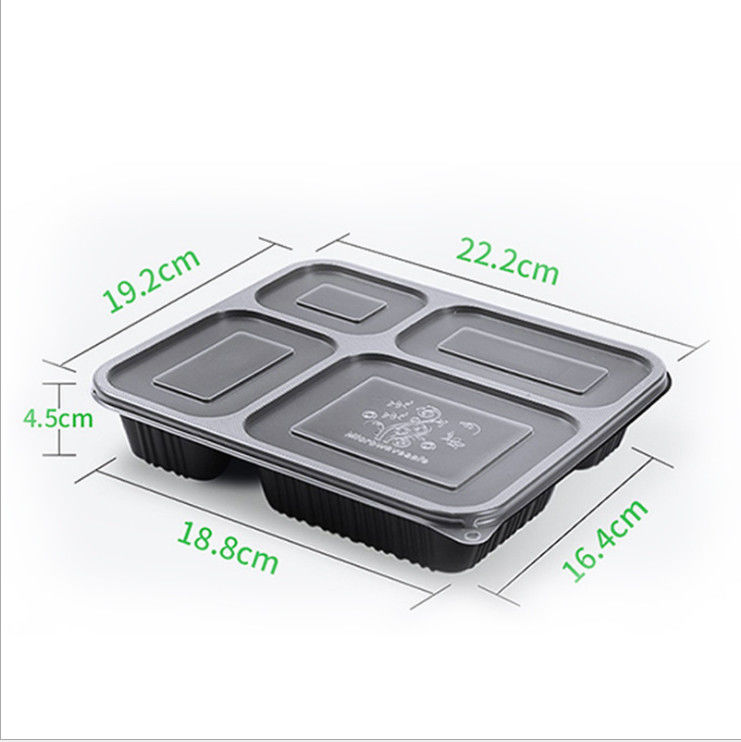 Microwavable PP Disposable Food Container 500 650 750 1000ml