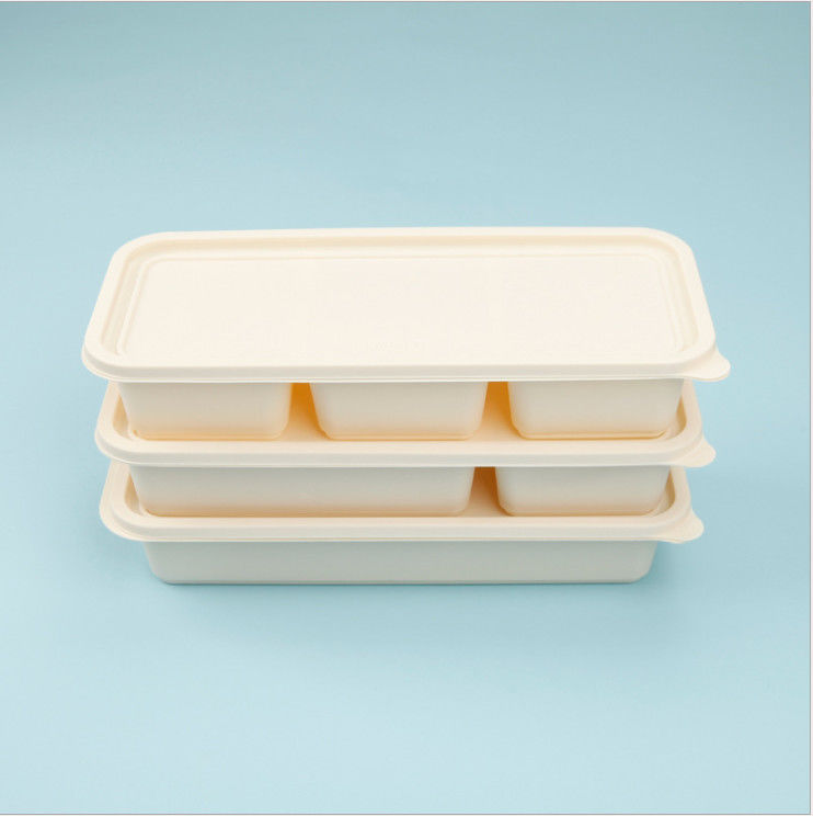 Cornstarch Degradable Takeaway Disposable Bento Box