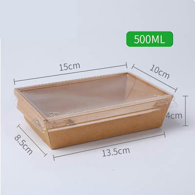 Wheat Straw Fiber 500ml  900ml 1600ml Disposable Lunch Box for Food Packaging