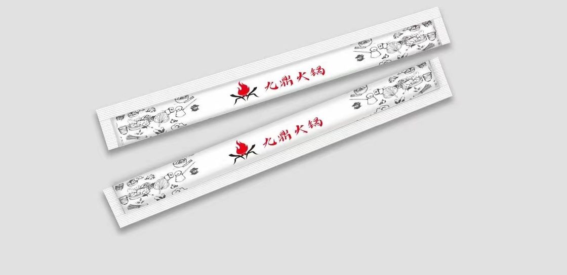 Hot Seal 23CM Twins Disposable Chopsticks Wrapped In Coated Paper