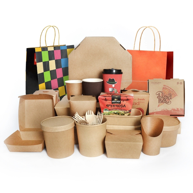 1 2 3 Compartments Disposable Burger Takeaway Containers