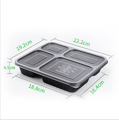 Microwavable PP Disposable Food Container 500 650 750 1000ml